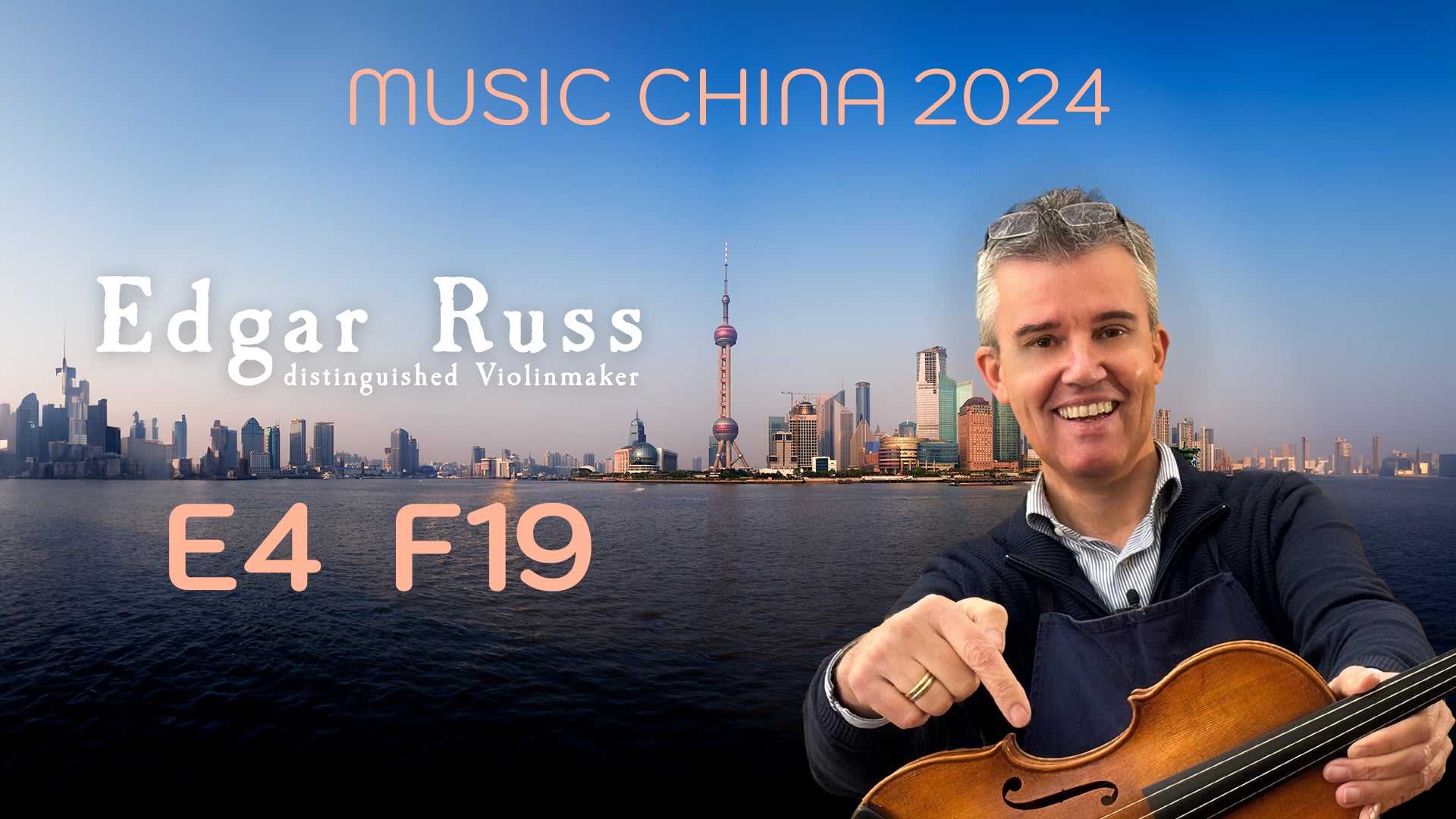 Visit Edgar Russ at Music China 2024–Booth E4 F19 Discover Edgar Russ’s handcrafted violins at Music China 2024 in Shanghai, October 10-13. Meet the master violinmaker from Cremona at Booth E4 F19.